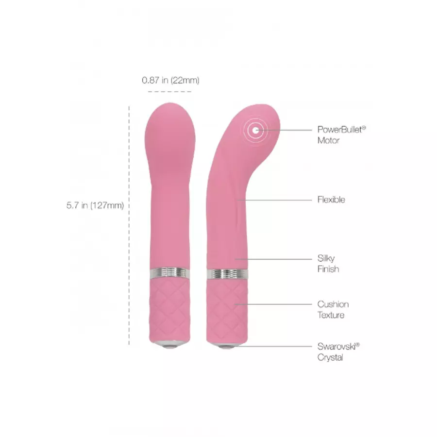 Pillow Talk - Racy USB-Oplaadbare Mini G-Spot Vibrator 